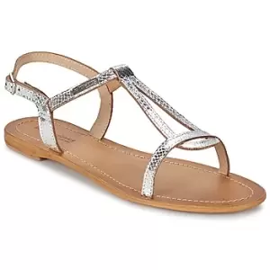 image of Les Tropeziennes par M Belarbi HAMAT womens Sandals in Silver,7