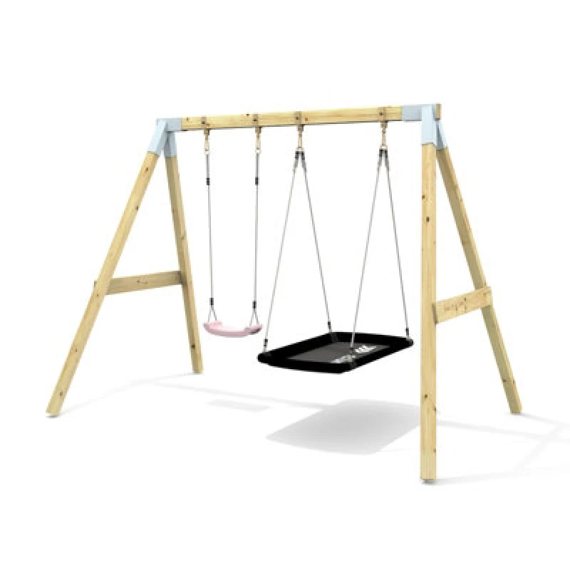 Image of Rebo Premium Double Swing - Standard And Boat Dusky Pink