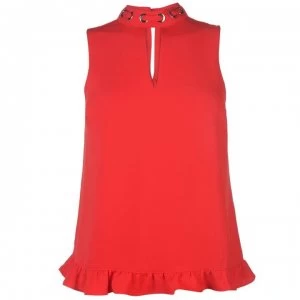 Image of Guess Guess Frill Top - Rhubarb