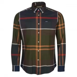 Image of Barbour Mens Dunoon Tailored Shirt Classic Large