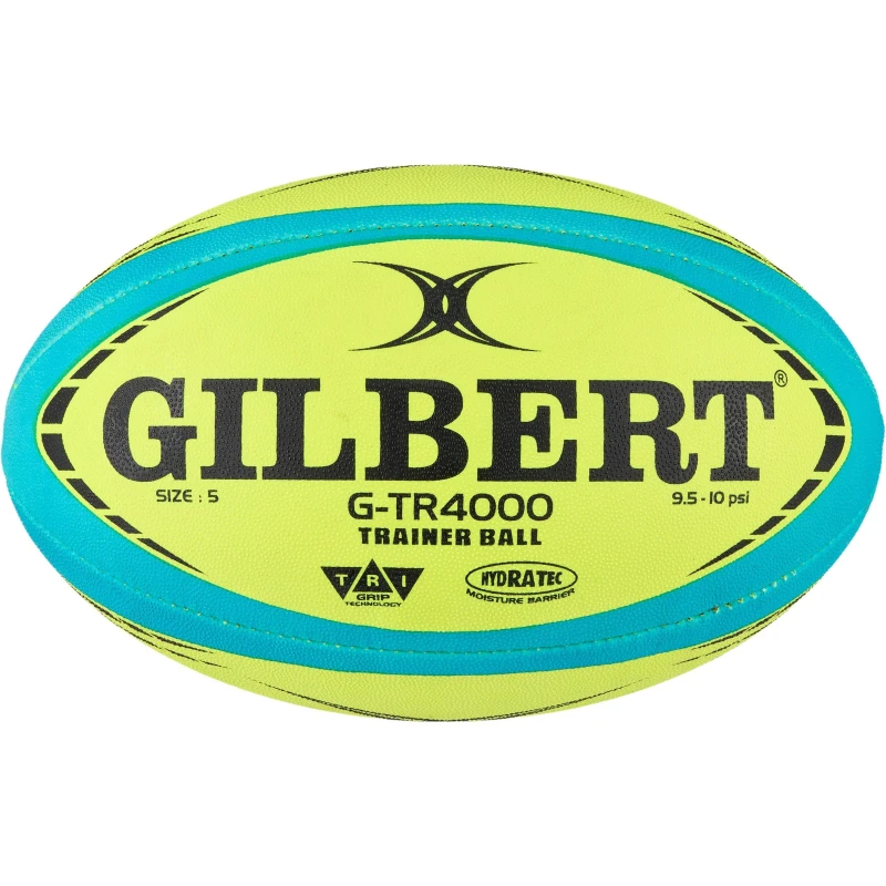 Image of Gilbert Gilbert G-TR4000 Rugby Ball Yellow unisex Size 3