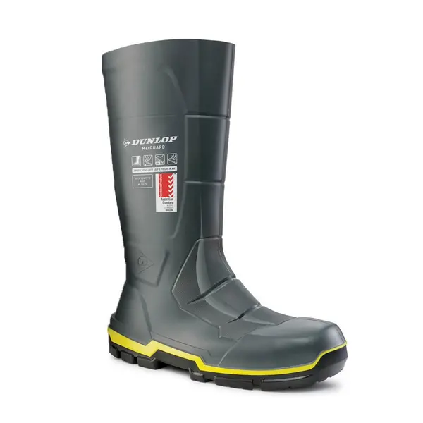 Image of Dunlop Mens MetGUARD Full Safety Wellington Boots UK Size 12 (EU 47)