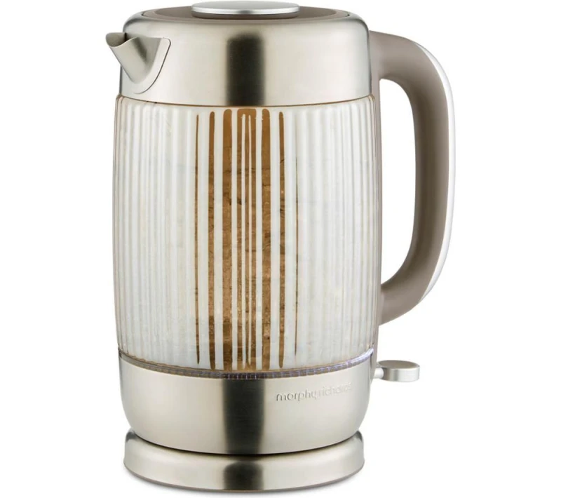 Image of Morphy Richards Lantern 108002 Jug Kettle - Amber, Gold 5056765402240