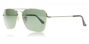 image of Ray-Ban Caravan Sunglasses Gold 181 58mm