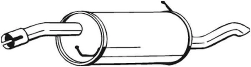 Image of Rear silencer BOSAL 154-431