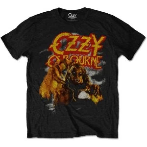 image of Ozzy Osbourne - Vintage Werewolf Mens Large T-Shirt - Black