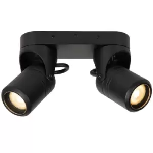 Image of Lucide Niort Outdoor Single Spotlight - Black