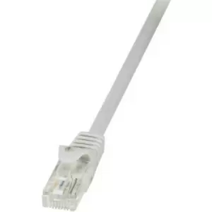 image of LogiLink CP2052U RJ45 Network cable, patch cable CAT 6 U/UTP 2m Grey incl. detent