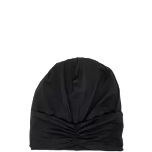 image of Kitsch Satin Lined Jersey Sleep Beanie - Black