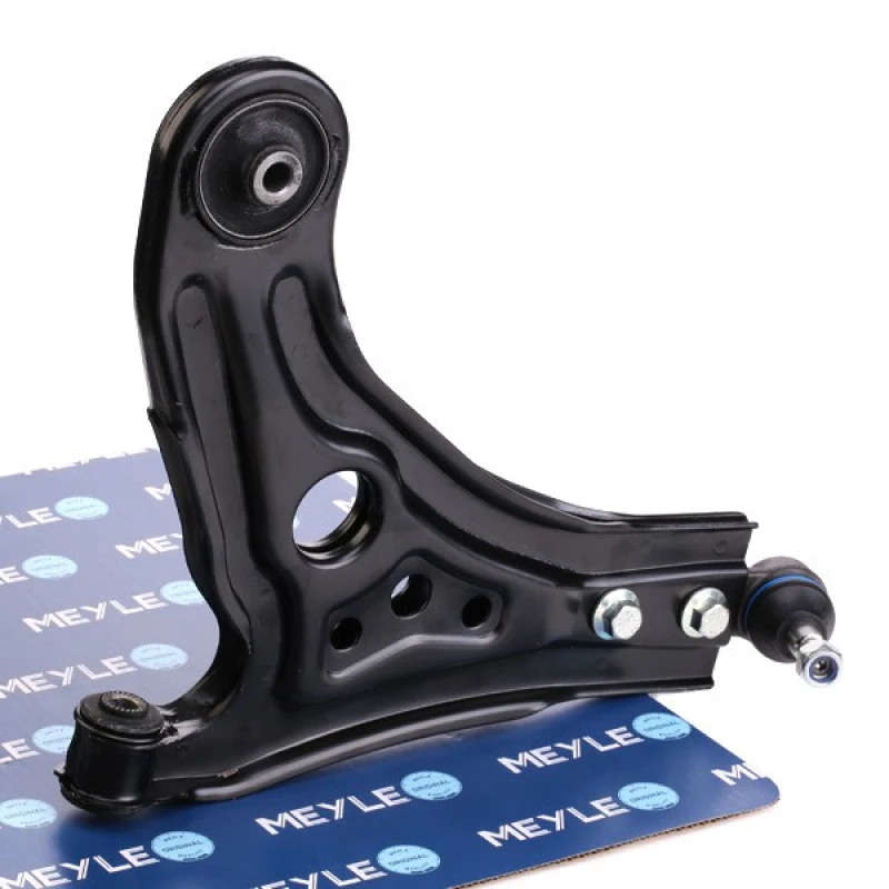 Image of MEYLE 29-16 050 0008 Suspension arm Control Arm, Sheet Steel, Original Quality, Front Axle Left, with rubber mount Sheet Steel Track Control Arm (273)