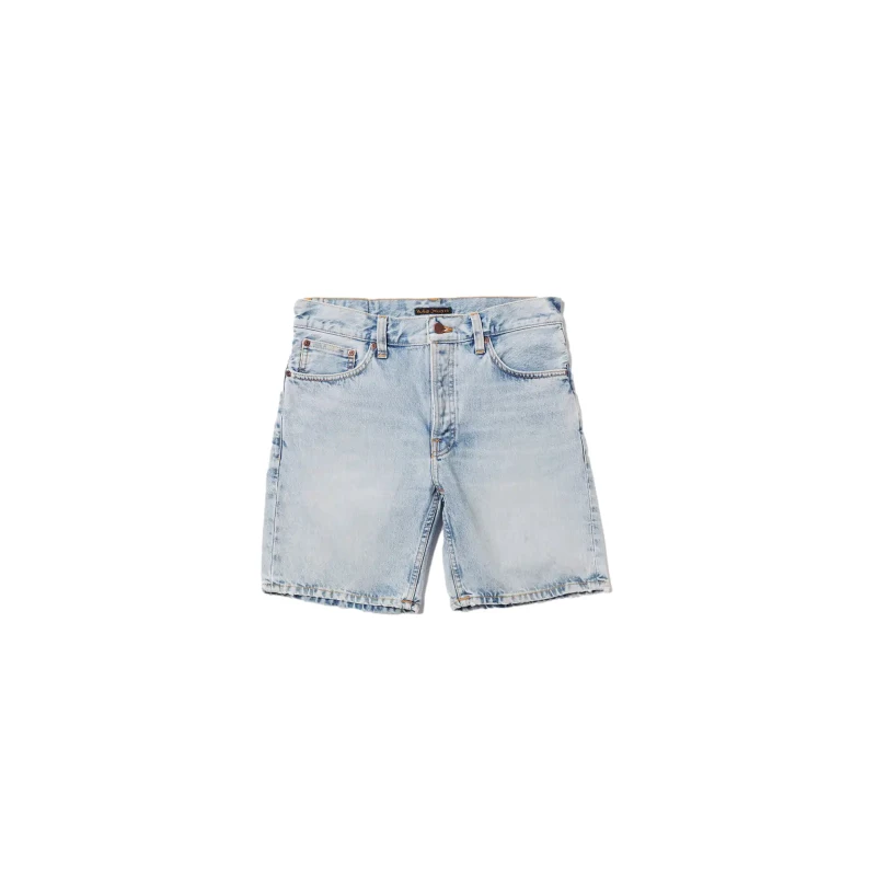 Image of Nudie Jeans Denim shorts Nudie Jeans Seth Bleu Male 34