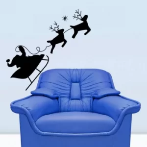 Image of OBSNOEL-16 Black Decorative Wall Sticker