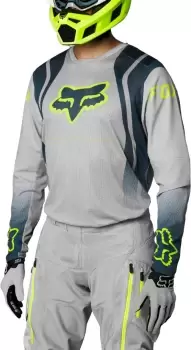 Image of FOX Legion Air Kovent Motocross Jersey, grey, Size XL, grey, Size XL