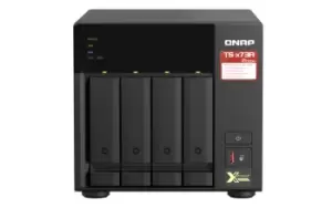 image of QNAP TS-473A-8G/8TB-IW NAS/storage Server Tower Ethernet LAN Black...