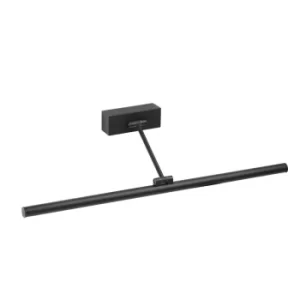 Image of Magritte-3 Integrated LED Picture Light Wall Light Black, 3000K