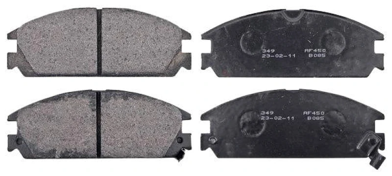 Image of A.B.S. 36615 Brake pad set with acoustic wear warning Brake Pad Set,disc brake (402)
