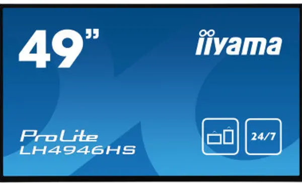 image of iiyama 49" ProLite LH4946HS-B1 Full HD Digital Signage Commercial Display