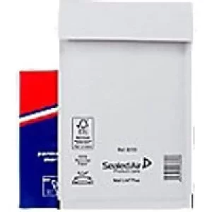 Image of Mail Lite Plus Padded Envelopes B/00 120 (W) x 210 (H) mm Peel and Seal White Pack of 100