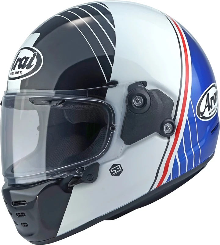 Image of Arai Concept-XE Temu Helmet, black-white-blue, Size L for Men
