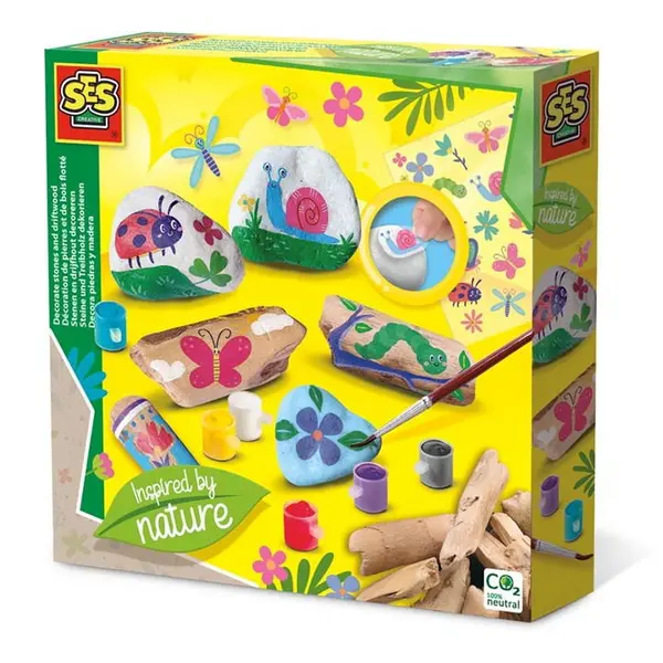 Image of SES Creative Inspired by Nature Decorate Stones and Driftwood - Multi One Size