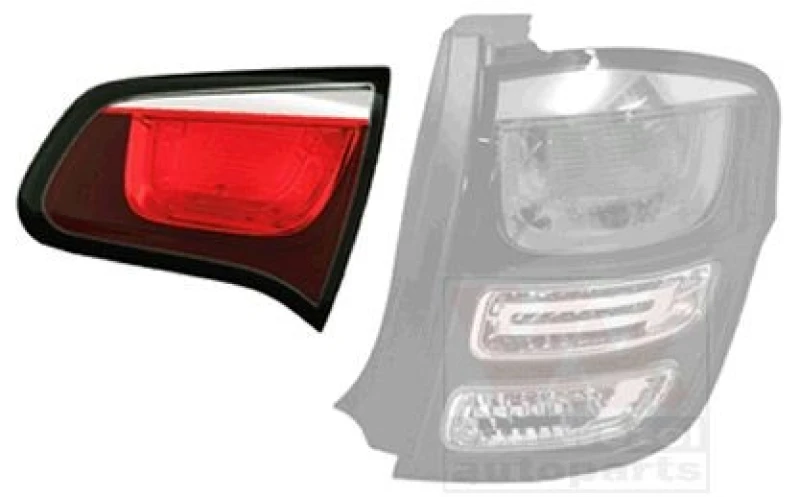 Image of VAN WEZEL 0934924 Rear light Inner Section, Right Combination Rearlight (391)