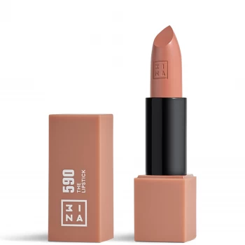 image of 3INA Makeup The Lipstick 18g (Various Shades) - 590 Intense Nude