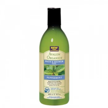 Image of Avalon Organics Peppermint Bath & Shower 350ml