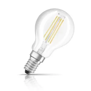 Image of Ledvance LED Golfball 4.8W E14 Dimmable Performance Class Warm White Clear