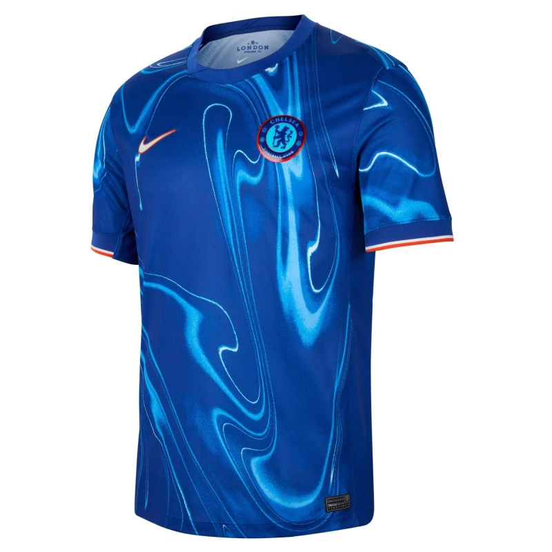 Image of Mens Nike Chelsea FC 2024-25 Stadium Home Dri-FIT Replica Soccer Jersey
