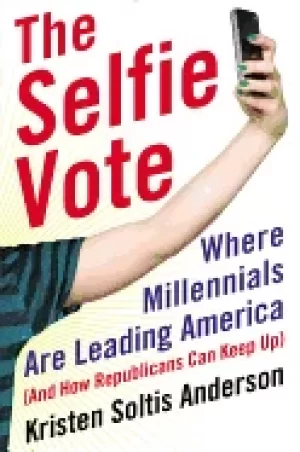 Image of selfie vote where millennials are leading america