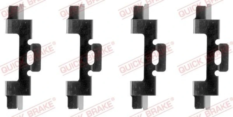 Image of QUICK BRAKE Brake pad fitting kit QUICK BRAKE 109-1027