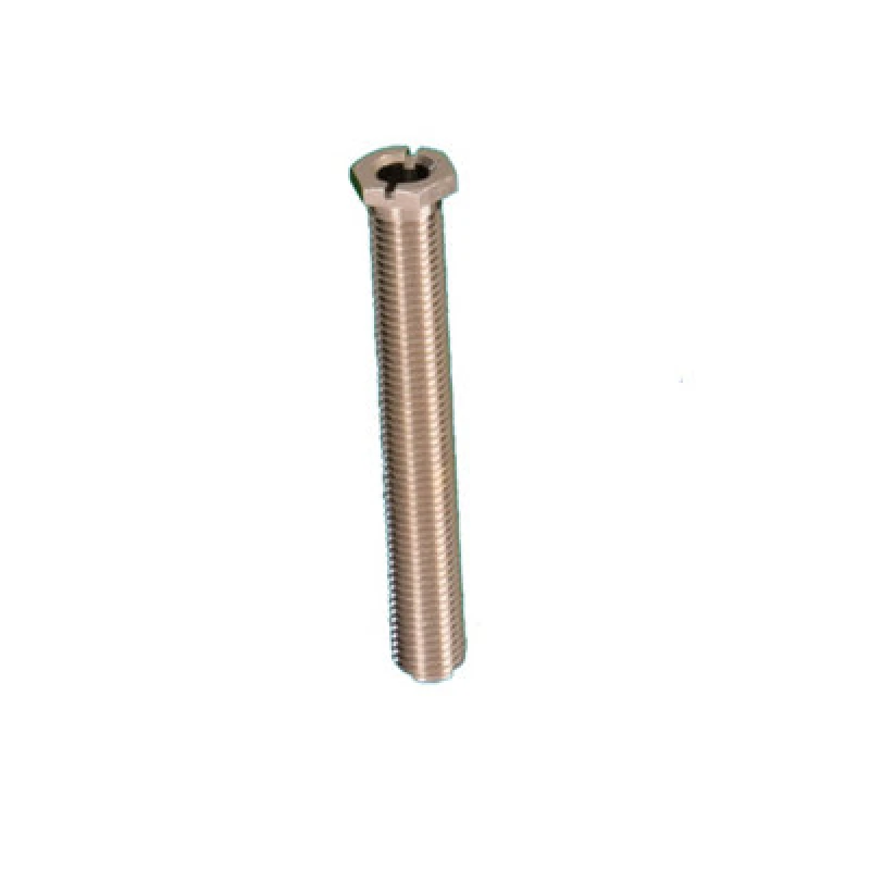 Image of McAlpine BRBOLT90 Brass Ferrule 90mm (M12 Thread) - Nickel Finish Silver