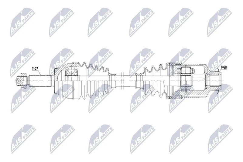 Image of NTY Drive shaft NTY NPW-KA-406