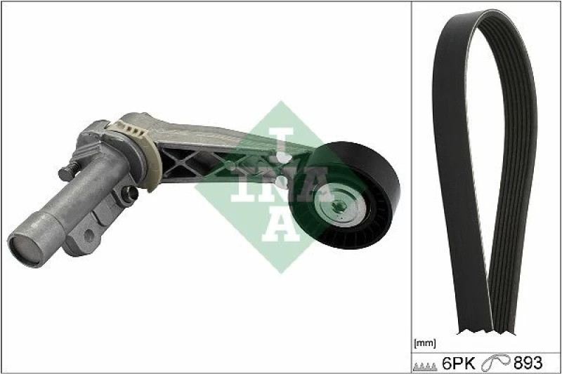 Image of V-Ribbed Belt Set INA 529 0503 10