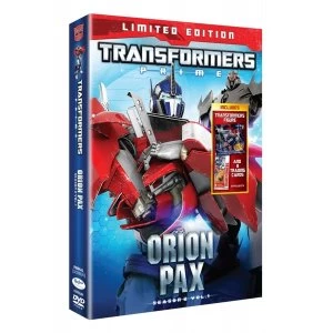 image of Transformers Prime - Series 2 - Orion Pax (With Toy & Top Trumps Trading Cards) DVD