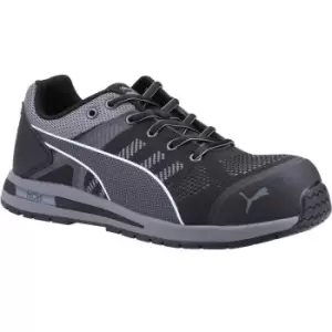 Image of Puma Safety Mens Elevate Low Knitted Safety Trainers (9 UK) (Black)