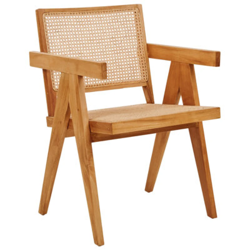 Image of Beliani Dining Chair Westbrook Mahogany Brown