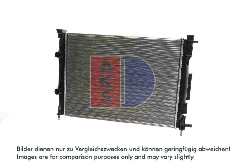 Image of AKS DASIS 181002N Engine radiator Aluminium, Mechanically jointed cooling fins Radiator,engine cooling (470)
