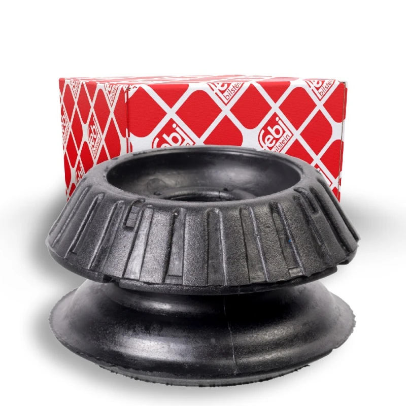 Image of FEBI BILSTEIN 107287 Top strut mount Front Axle, without ball bearing Elastomer Suspension Strut Support Bearing (1180)