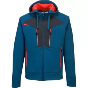 Image of Portwest DX4 Mens Zipped Hoodie Metro Blue 2XL