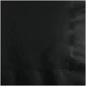 Image of Paper Lunch Napkins (Black Velvet)