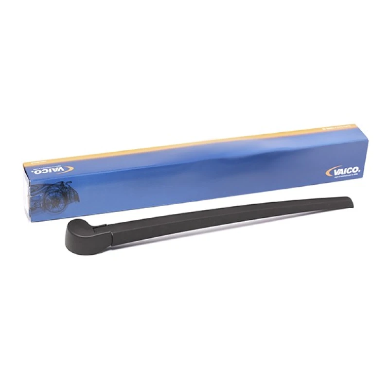 Image of VAICO V10-2617 Wiper Arm Original VAICO Quality, Rear, with cap PBT, GRP (Glass fibre Reinforced Plastic) Wiper Arm,windscreen washer (301)