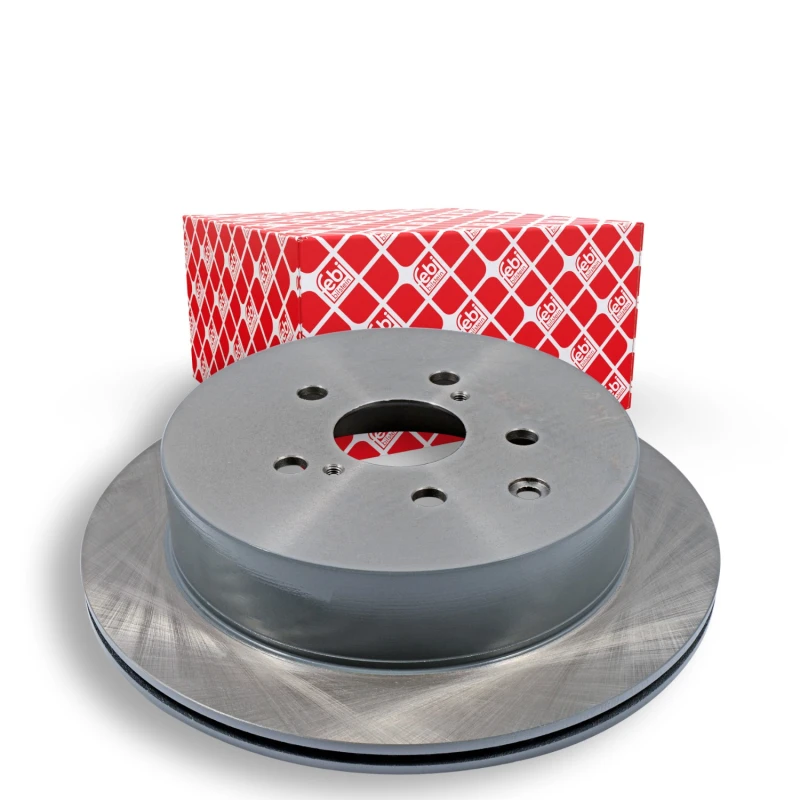 Image of FEBI BILSTEIN 108475 Brake disc Rear Axle, internally vented, Coated Brake Disc (82)