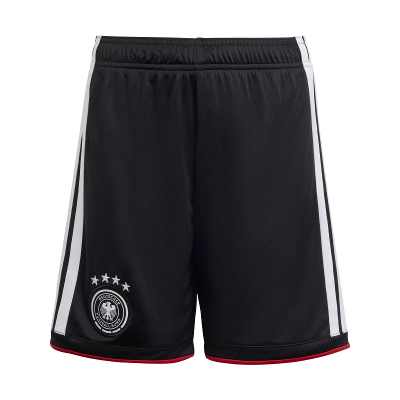 Image of adidas Germany Home Shirt World Cup 2026 Juniors International Replica Shorts 9-10 Years Black 37203903195