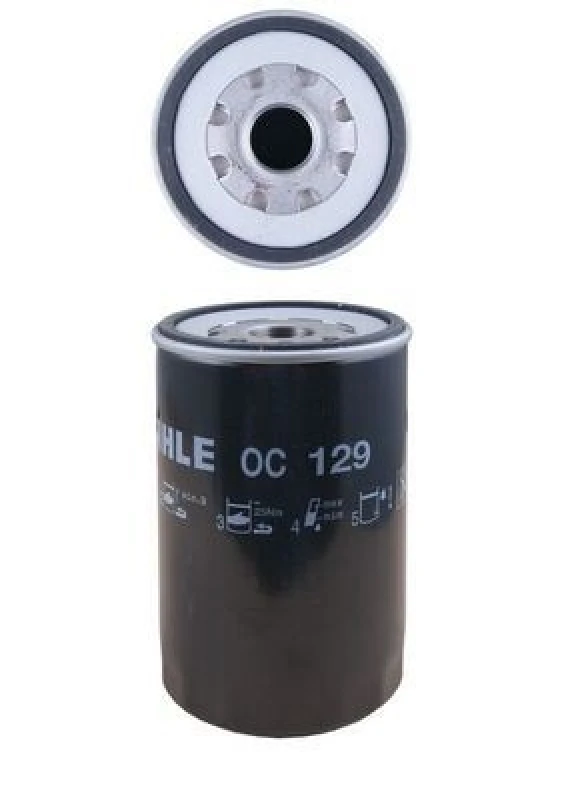 Image of MAHLE OC 129 Oil filter Spin-on Filter, with one anti-return valve Oil Filter (7)