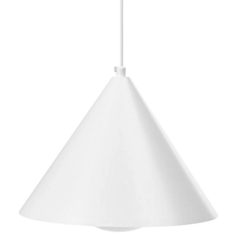 Image of Beliani Pendant Lamp Leyre Metal White