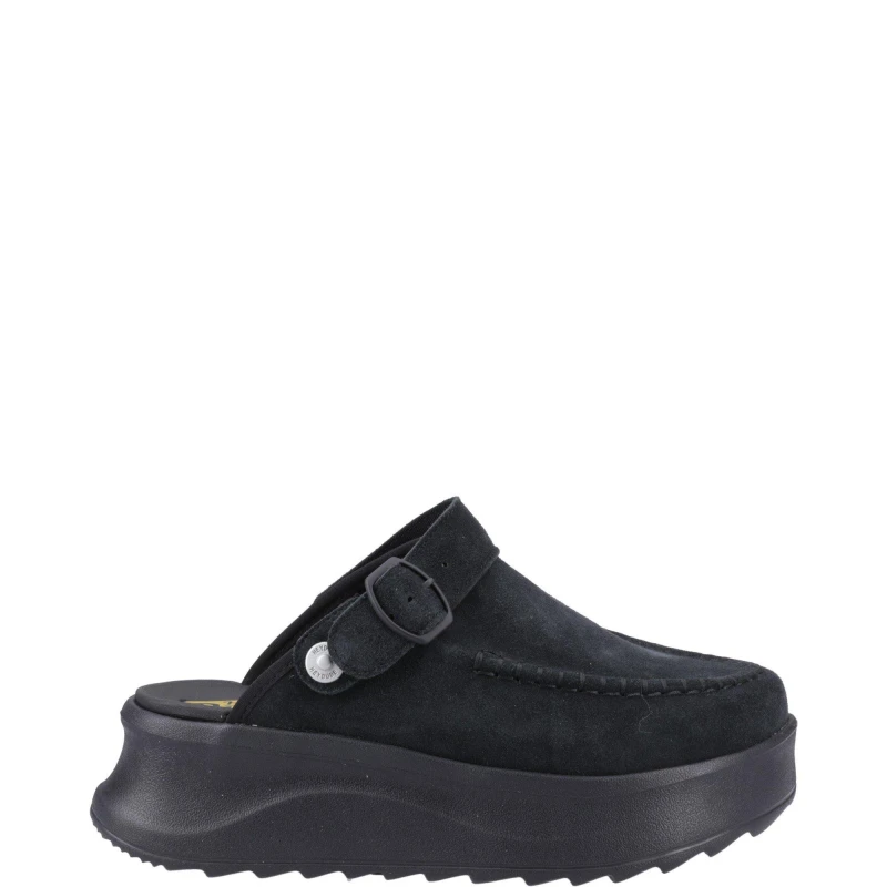 Image of HEYDUDE Womens Delray Clog in Black Size: 7 Black Female 7