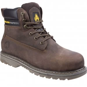 image of Amblers Safety FS164 Goodyear Welted Industrial Safety Boot Brown Size 12