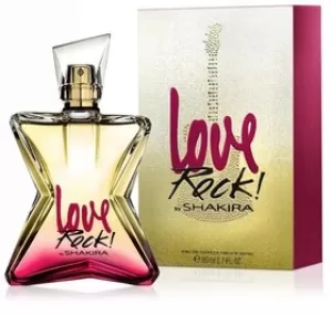 Image of Shakira Love Rock Eau de Toilette For Her 80ml