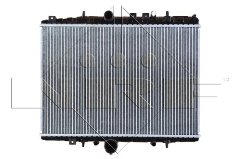 Image of NRF 58341 Engine radiator Brazed cooling fins, Aluminium, with gaskets/seals Aluminium Radiator,engine cooling (470)
